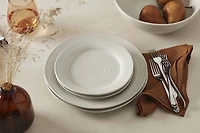 White Ridge 12-pc. Stoneware Dinnerware Set