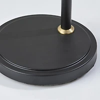 Walter Smoked Glass Floor Lamp