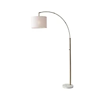 Cream Bowman Arched Floor Lamp