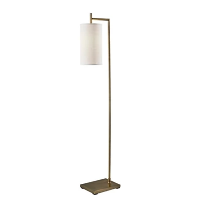 Leon Antique Brass Metal Floor Lamp