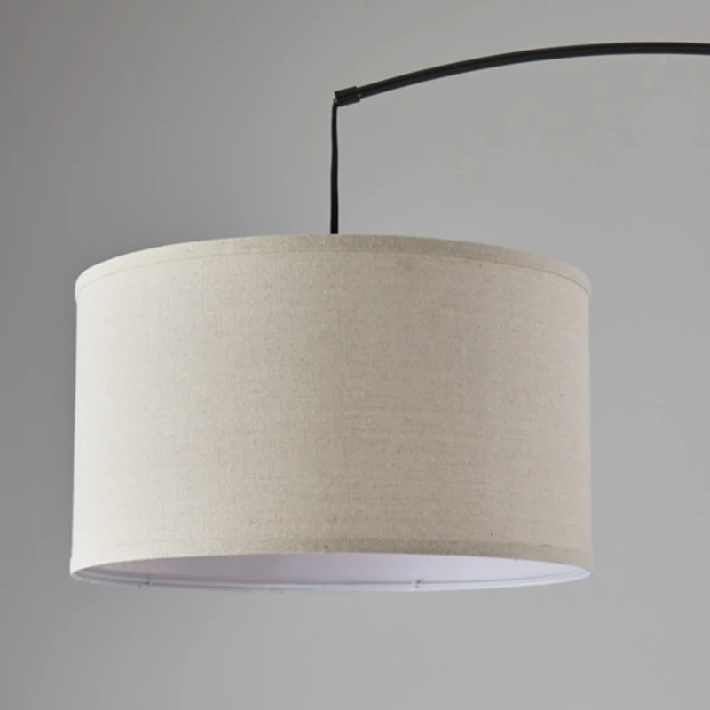 Black Metal Arch Modern Floor Lamp