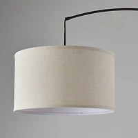 Black Metal Arch Modern Floor Lamp