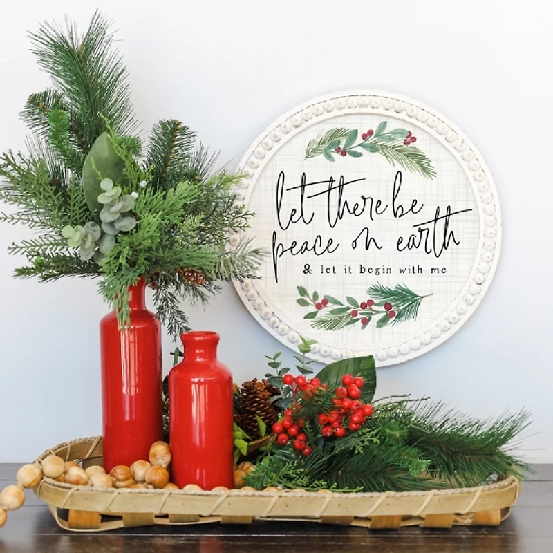 Let There Be Peace on Earth Wall Plaque
