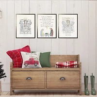 Christmas Angel Verse Framed Print