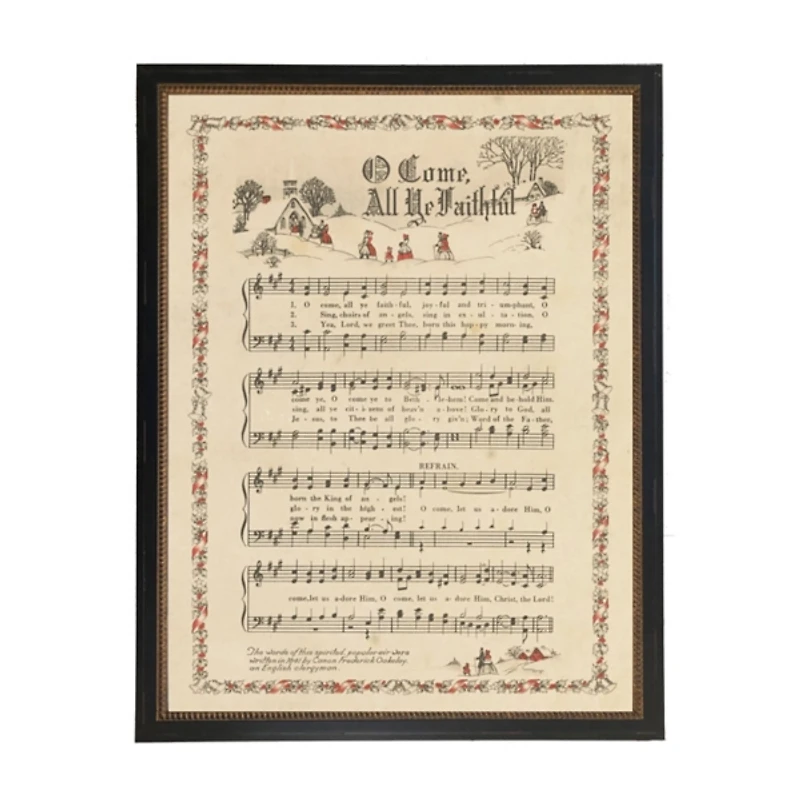 Come All Ye Faithful Framed Print