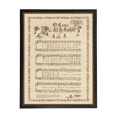 Come All Ye Faithful Framed Print