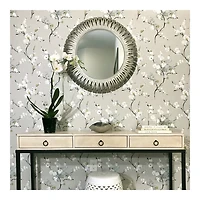 Gray Japanese Blossom Peel & Stick Wallpaper