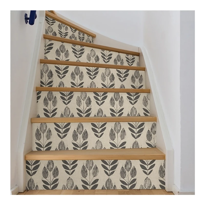 Folk Tulip Peel and Stick Wallpaper