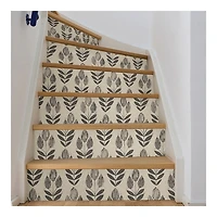 Folk Tulip Peel and Stick Wallpaper