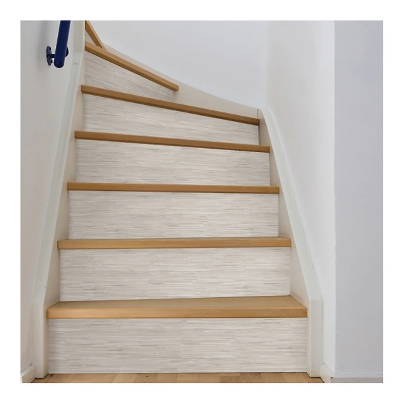 Cream Grassweave Plastic Peel and Stick Wallpaper