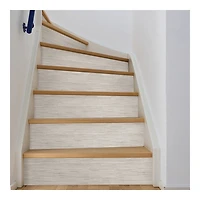 Cream Grassweave Plastic Peel and Stick Wallpaper