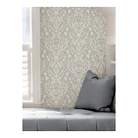 Taupe Escape to the Forest Peel & Stick Wallpaper