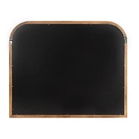 Rustic Brown Wide Arch Wall Mirror