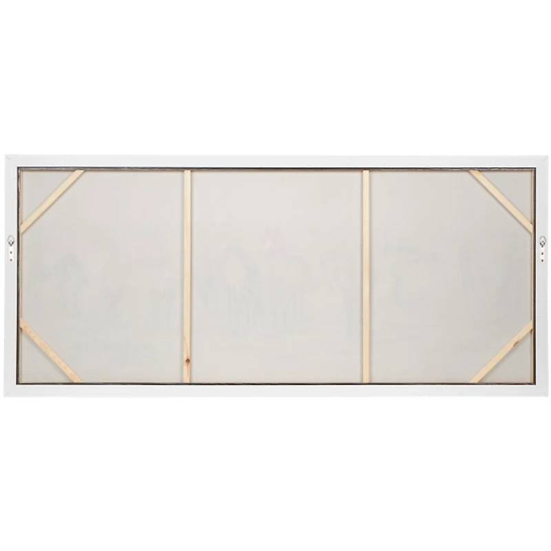 Gold Foil Wild Horses Framed Canvas Art Print