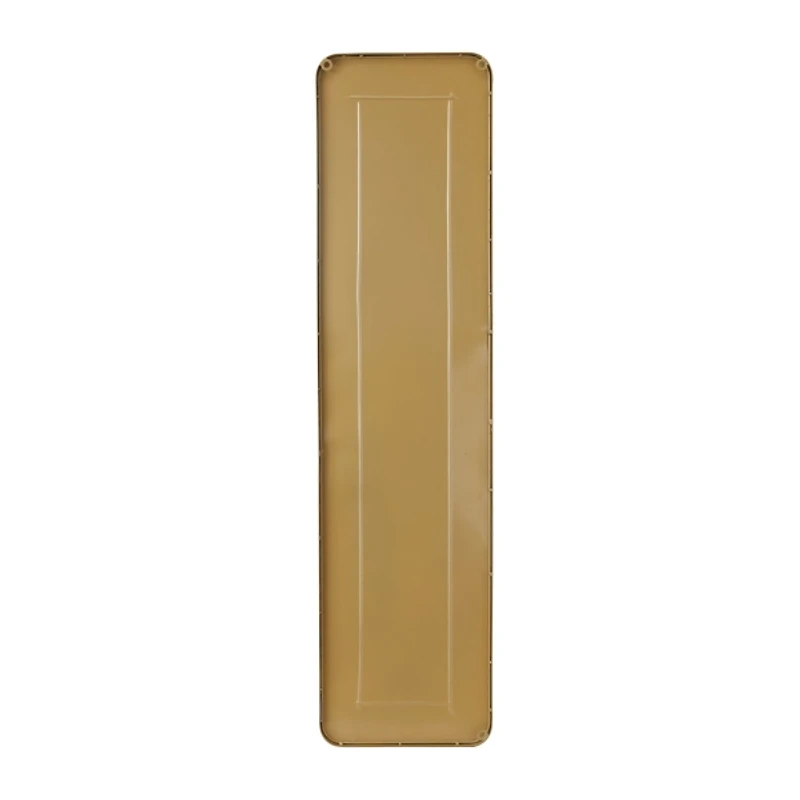Gold Rectangle Beveled Wall Mirror