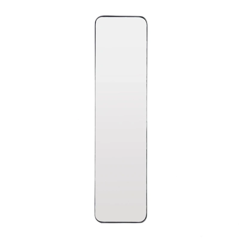 Black Rectangle Beveled Wall Mirror