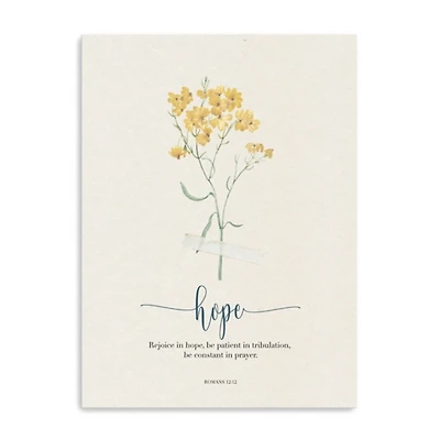 Hope Affirmations Canvas Art Print, 18x24 in.