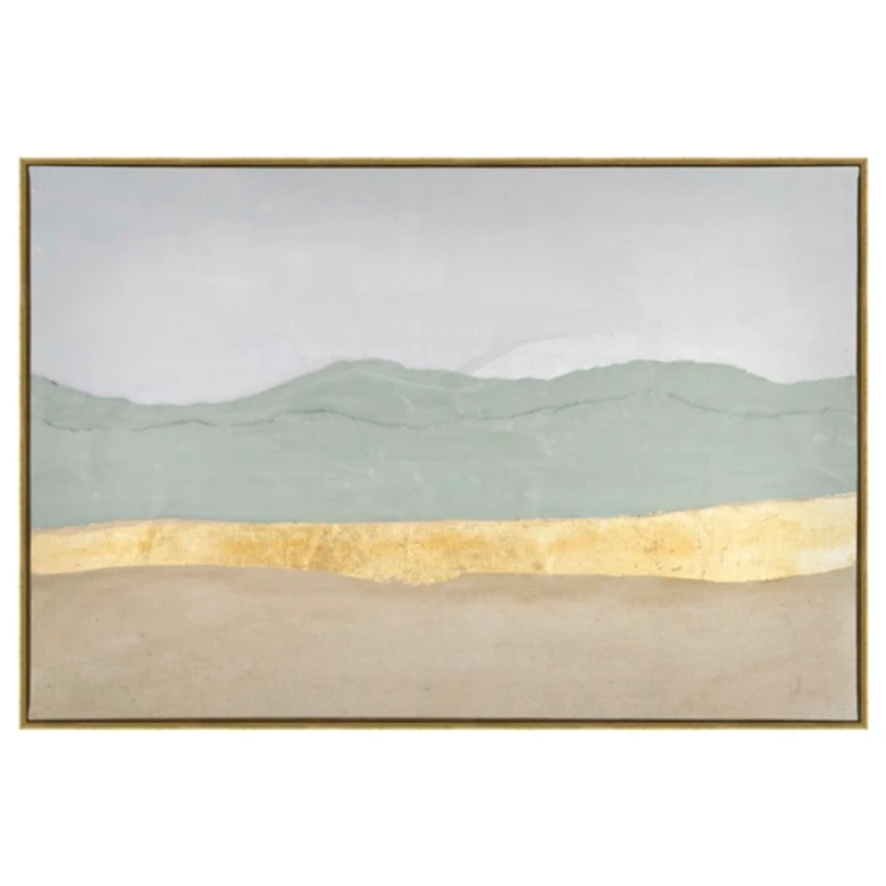 Layers Framed Canvas Art Print