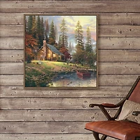Peaceful Retreat Framed Canvas Art Print