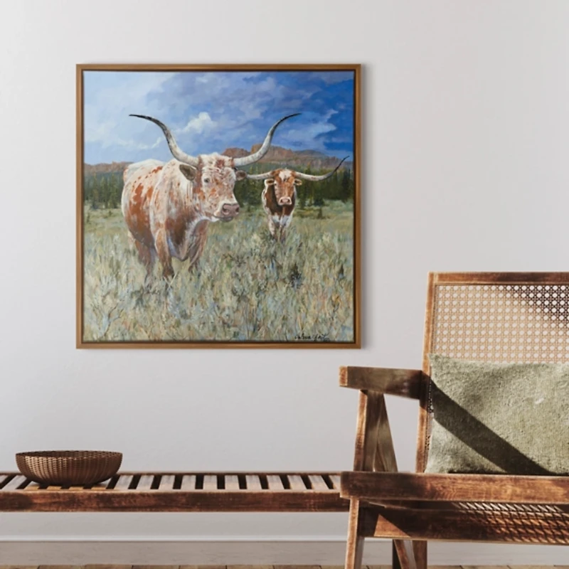 Mavericks Framed Canvas Art Print