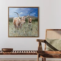 Mavericks Framed Canvas Art Print