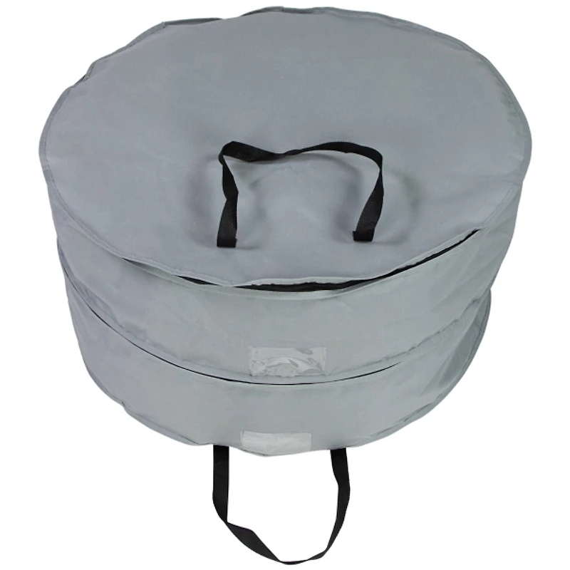 Gray Double Wreath Storage Bag