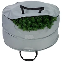 Gray Double Wreath Storage Bag