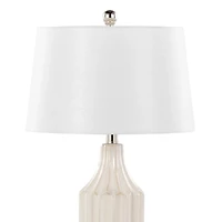 Cream Ceramic Sandra Table Lamp