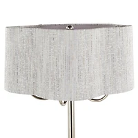 Silver Metal Lila Table Lamp
