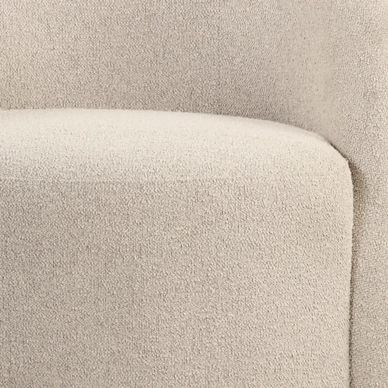 Khaki Boucle Danielle Accent Chair