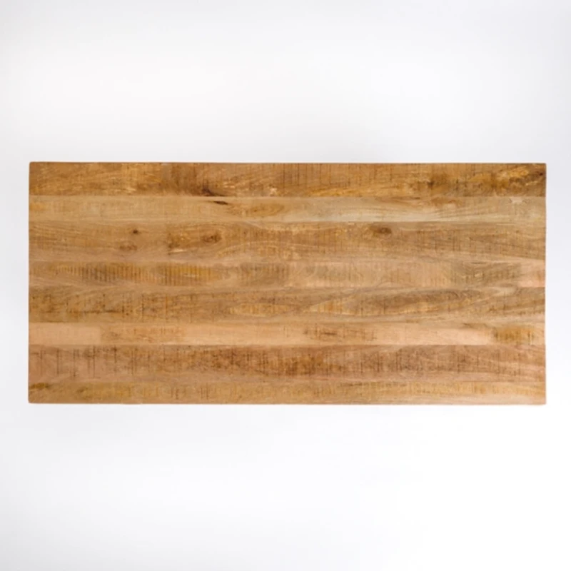 Glenn Natural Wood Rectangular Dining Table