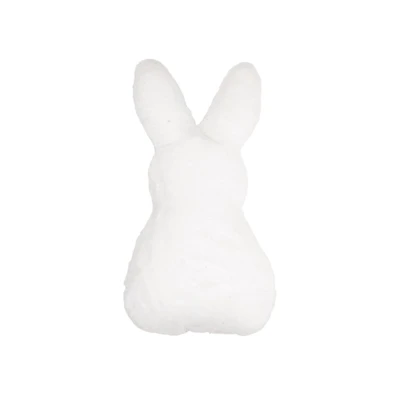 White Cotton Tail Bunny Pillow