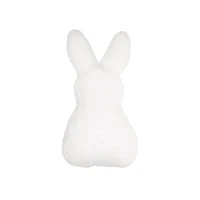 White Cotton Tail Bunny Pillow