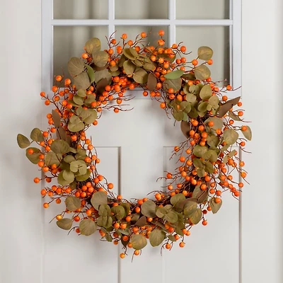 Berry and Eucalyptus Harvest Wreath