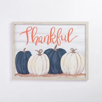 Thankful Pumpkins Framed Art Print