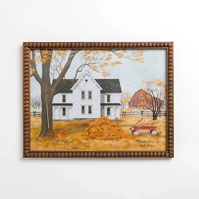 Autumn Farmhouse Framed Art Print