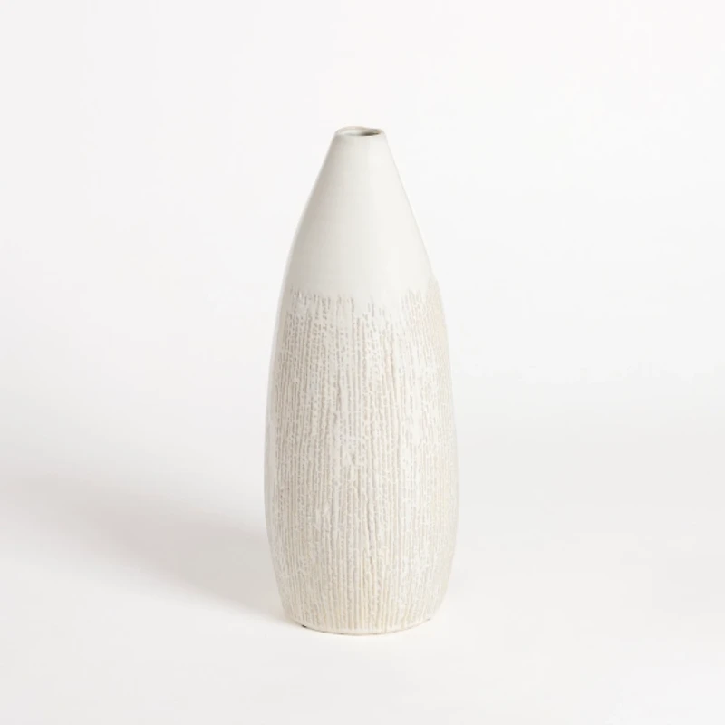 Cream Ceramic Luca Vase