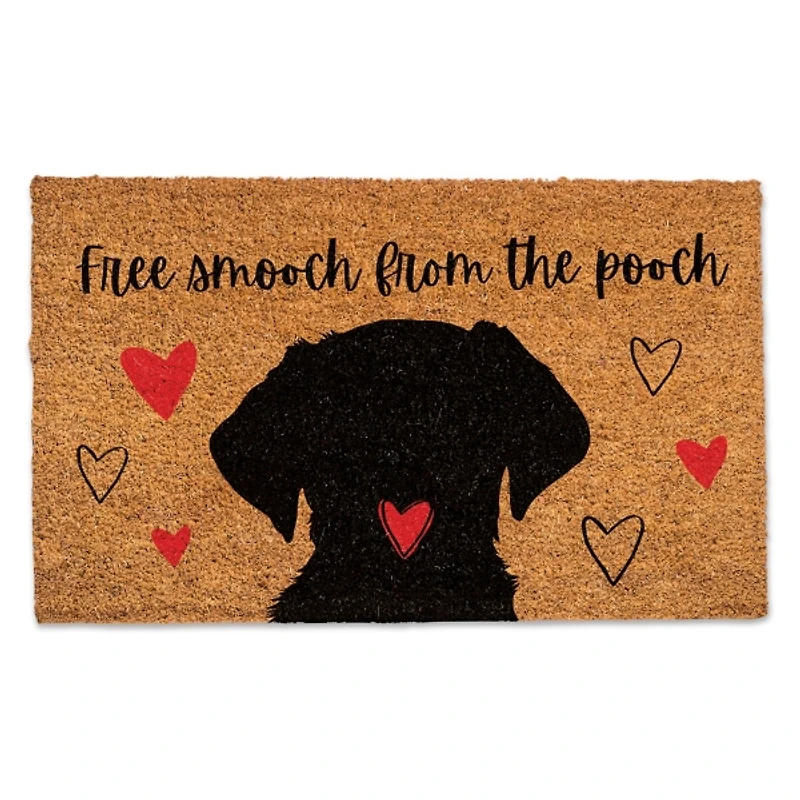 Smooch from the Pooch Coir Doormat
