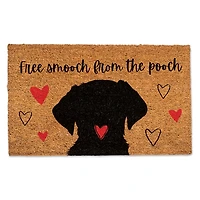 Smooch from the Pooch Coir Doormat