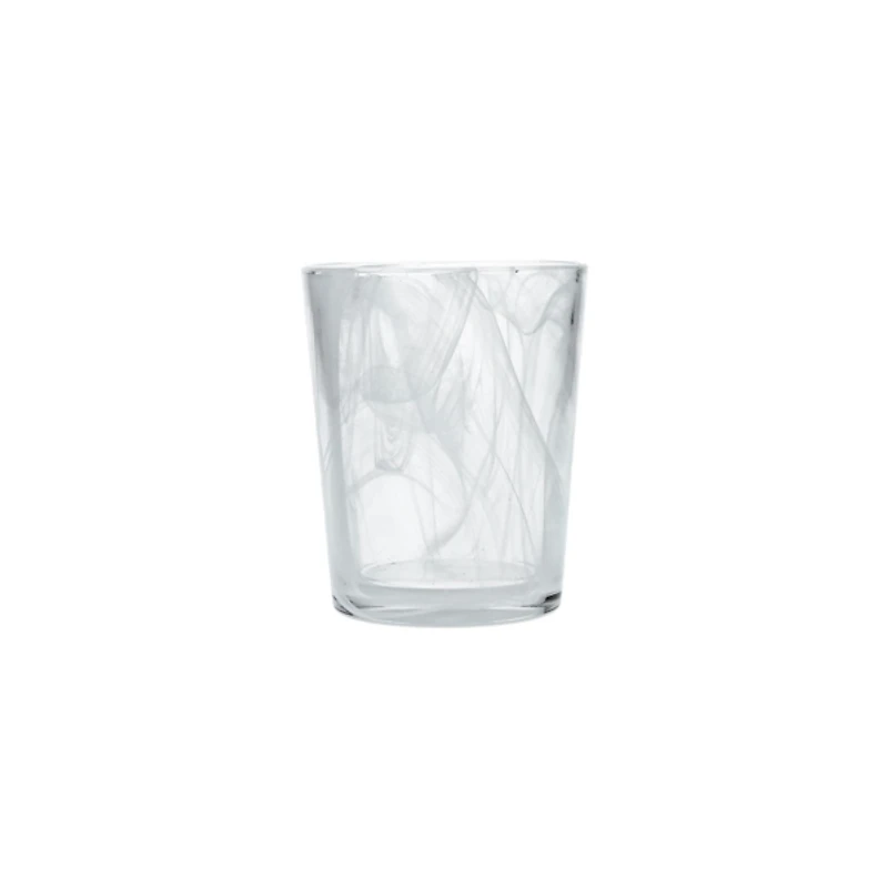 Fortessa White Swirl Glasses, Set of 6