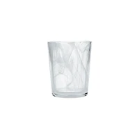 Fortessa White Swirl Glasses, Set of 6