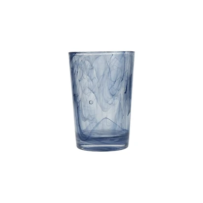 Fortessa Blue Swirl Tall Glasses, Set of 6
