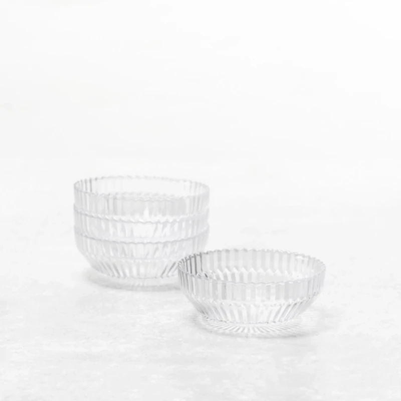 Fortessa Clear Glass Archie 4-pc. Cereal Bowl Set