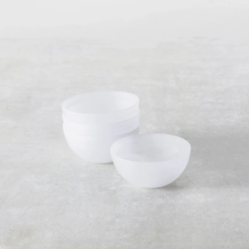 Fortessa White Glass La Jolla 4-pc. Bowl Set