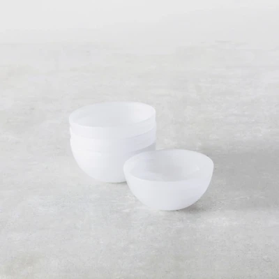 Fortessa White Glass La Jolla 4-pc. Bowl Set