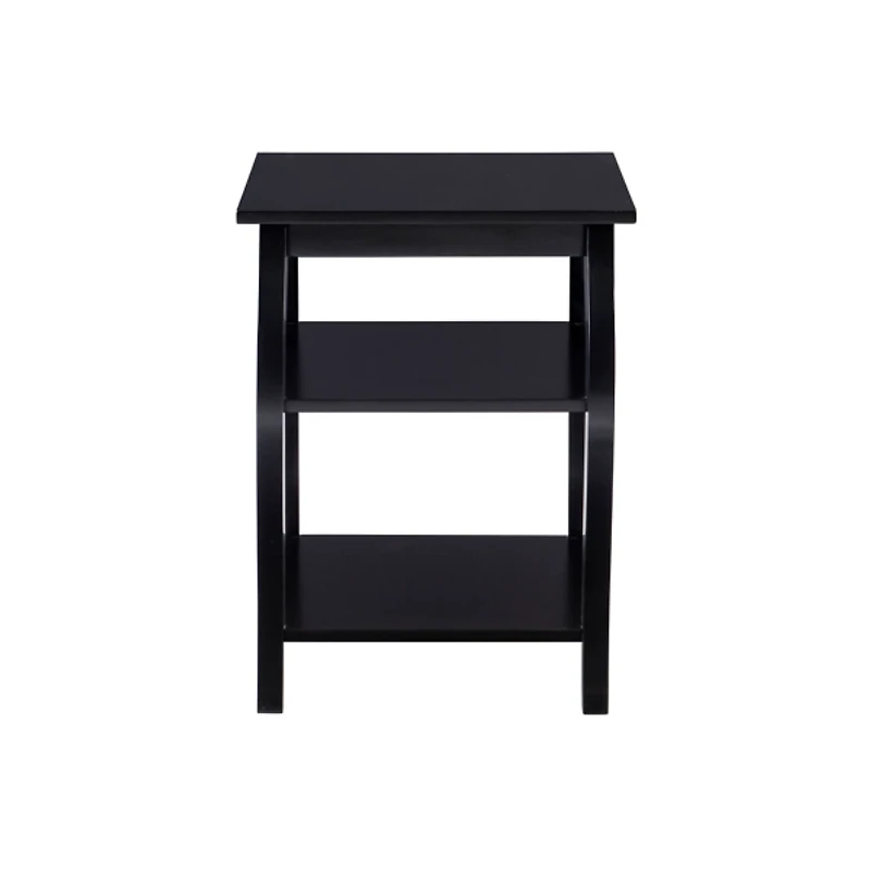 Prismatic Wood Accent Table