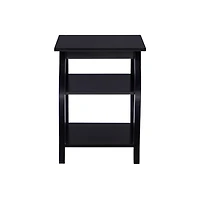 Prismatic Wood Accent Table