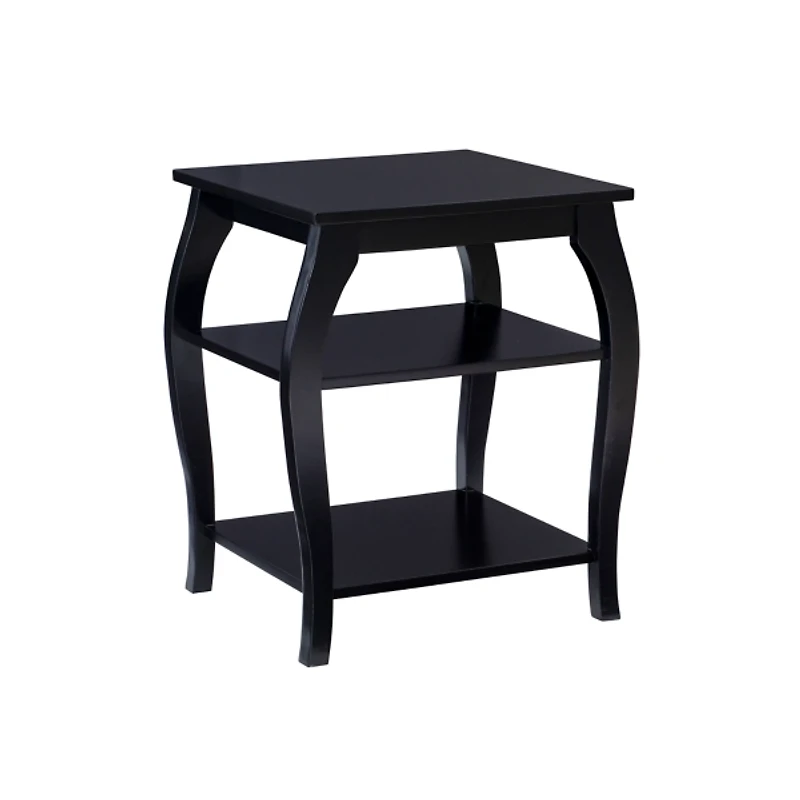 Prismatic Wood Accent Table