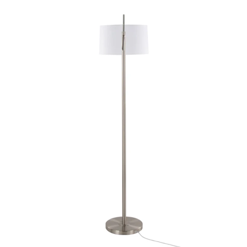 Brushed Nickel Cassie Floor Lamp