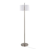 Brushed Nickel Cassie Floor Lamp